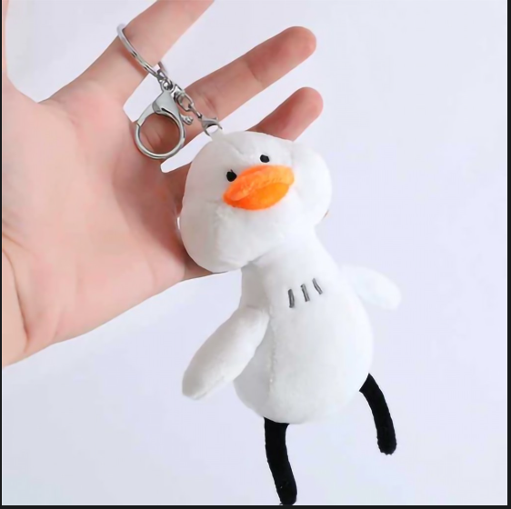 Móc khoá vịt chân đen